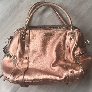 Rebecca Minkoff rose gold handbag